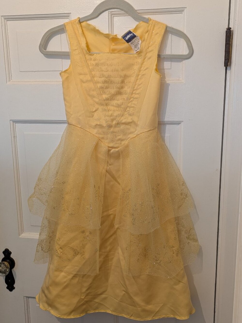 Kids Disney Princess Belle Yellow Ballgown Costume – Beauty and the Beast Dress
